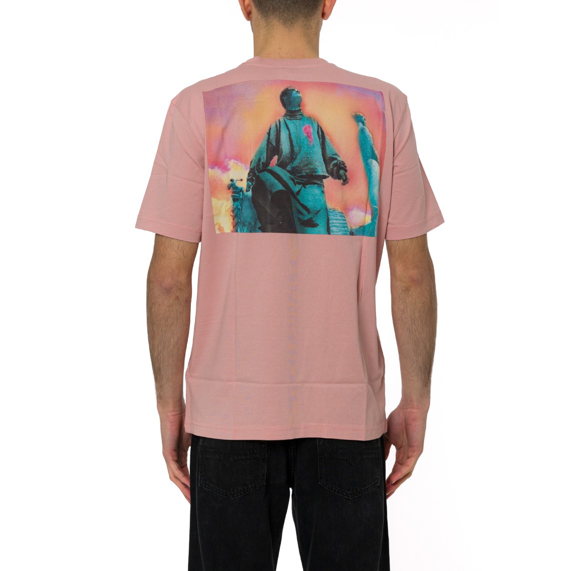 T-shirt con patch Diesel