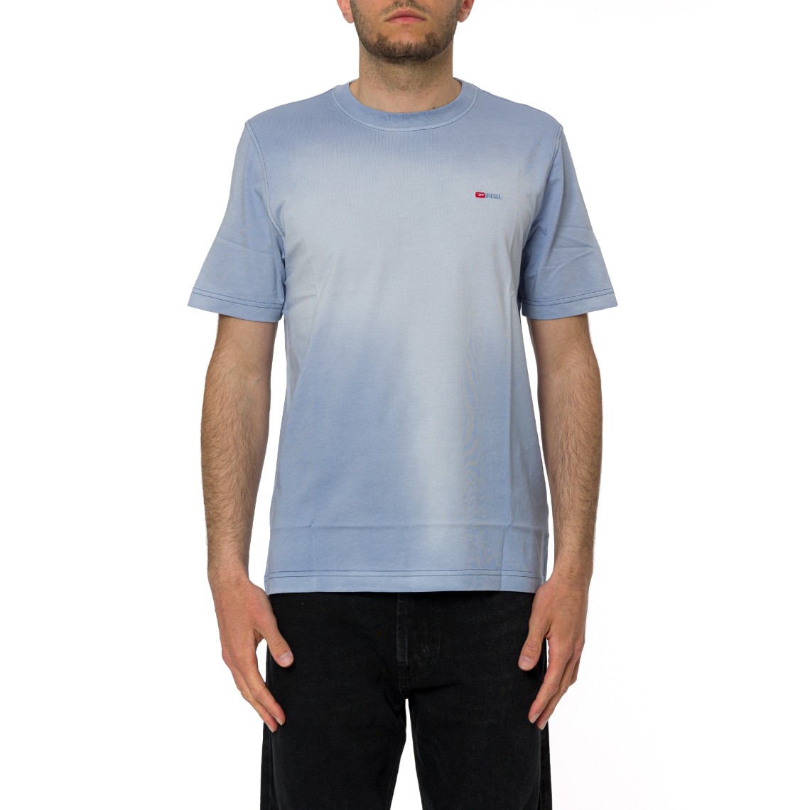 T-shirt Diesel con micro logo ricamato