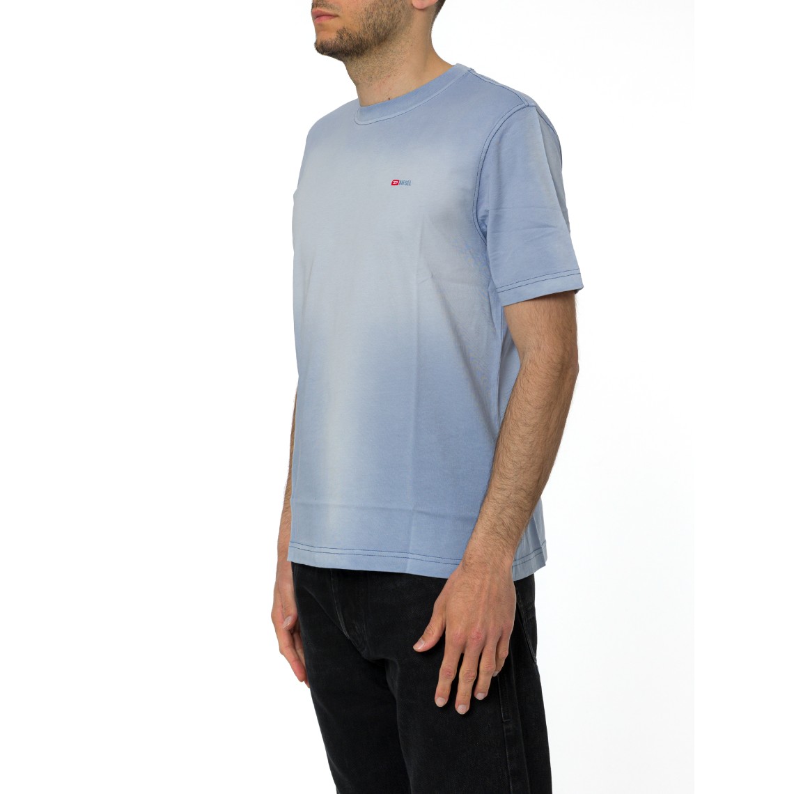 T-shirt Diesel con micro logo ricamato