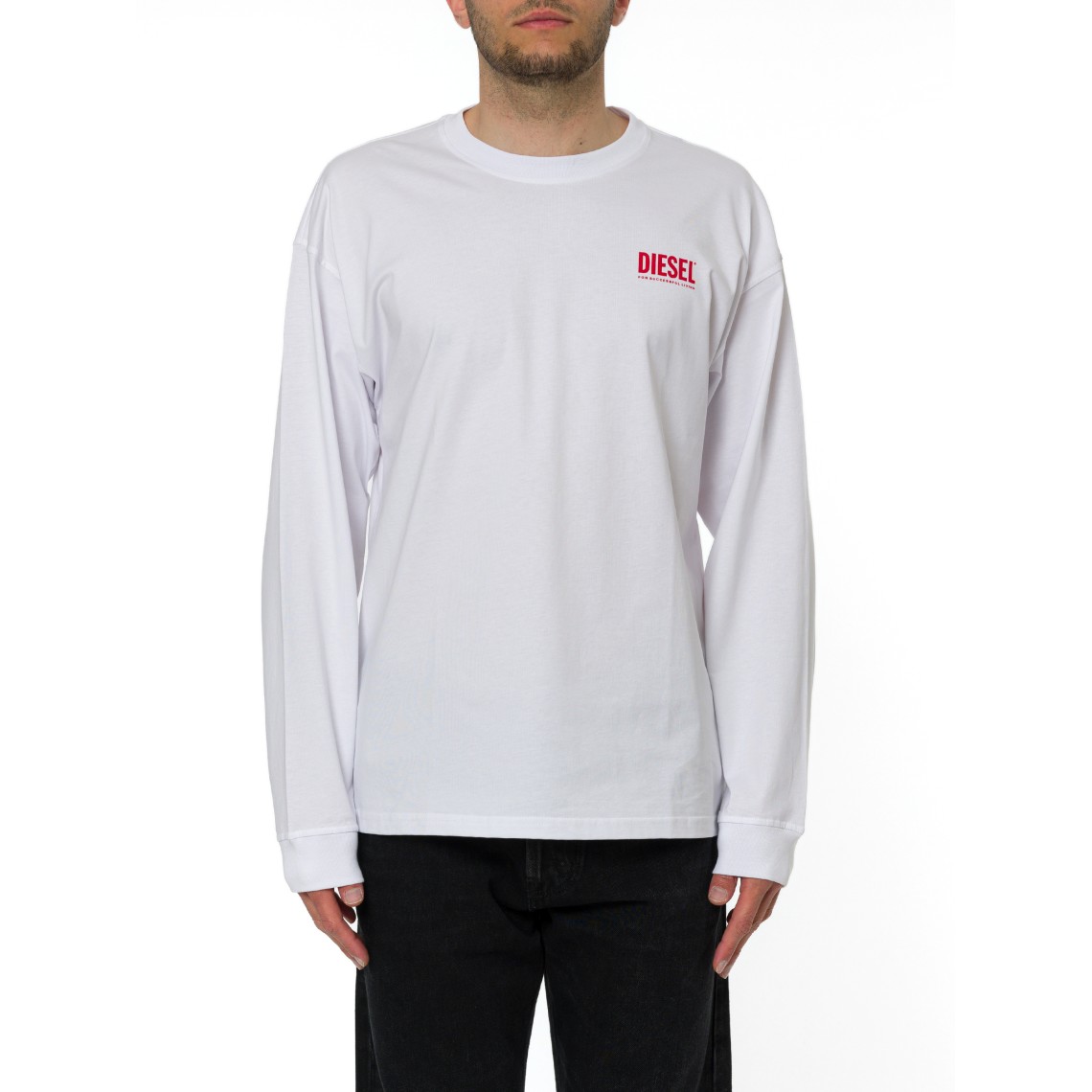 T-shirt a maniche lunghe Diesel
