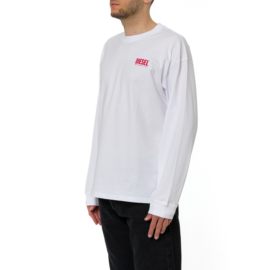 T-shirt a maniche lunghe Diesel