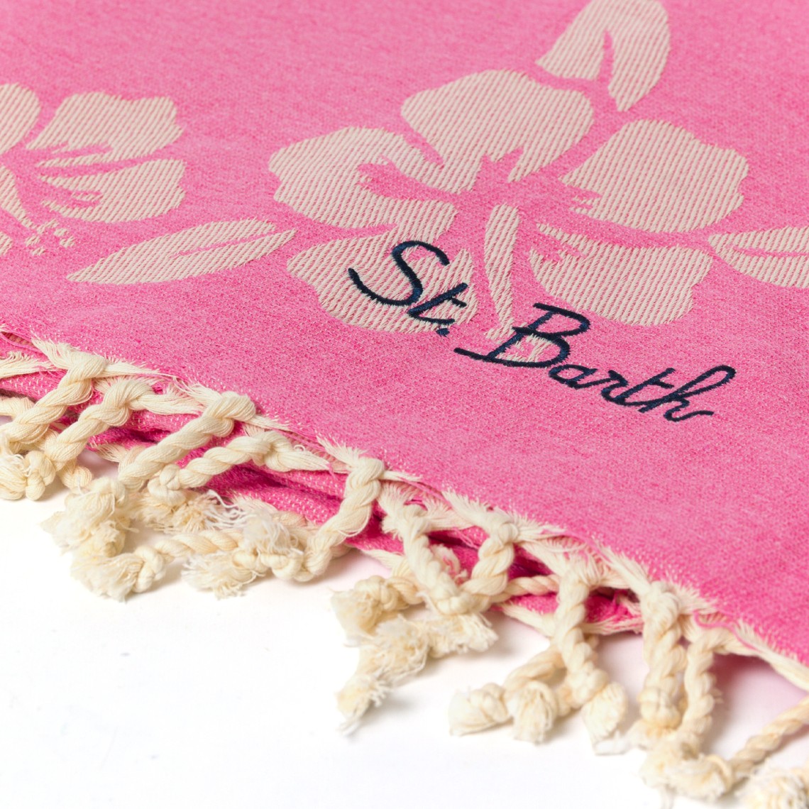 Telo mare Foutas in cotone jacquard Mc2 Saint Barth