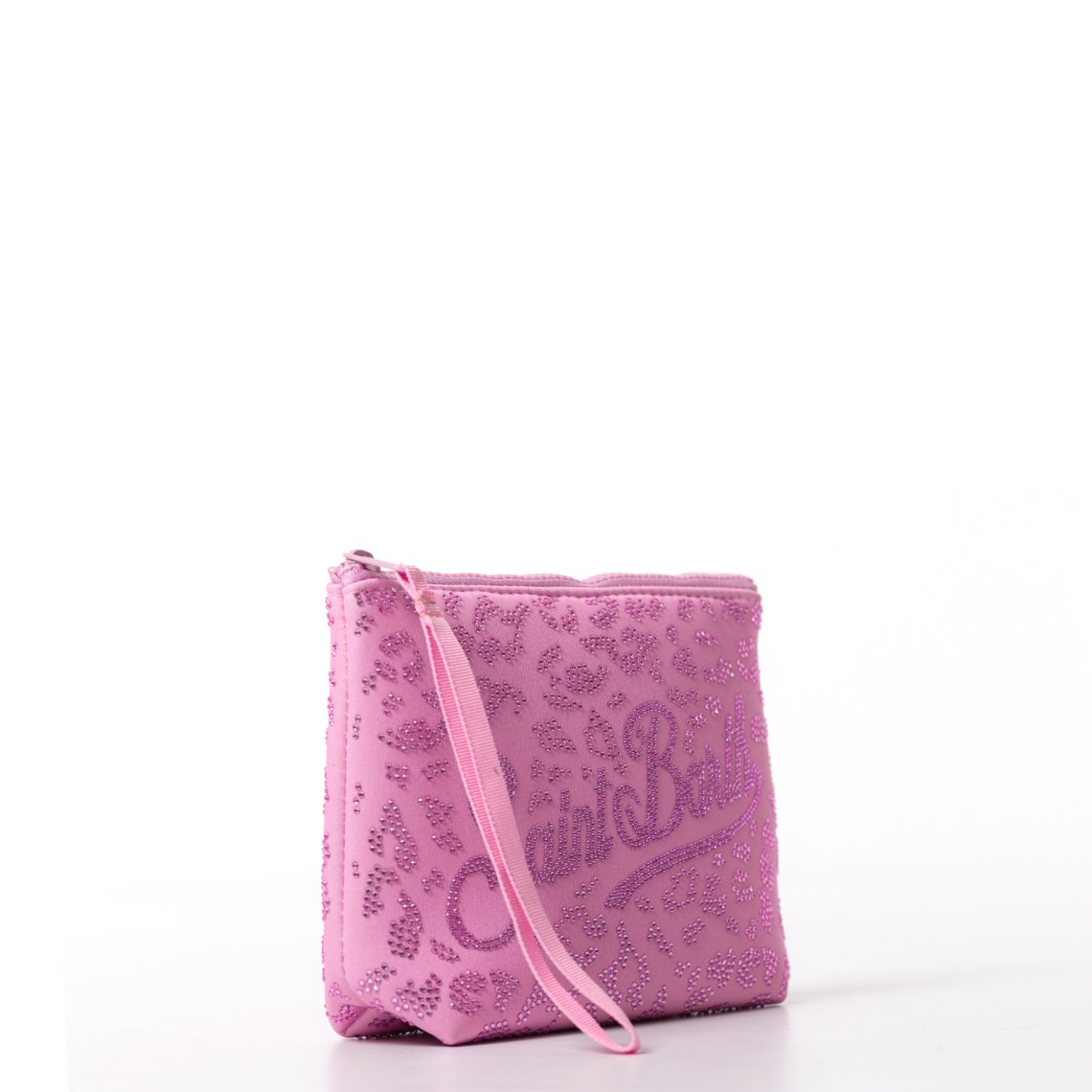 Pochette Aline Strass Leopard Mc2 Saint Barth