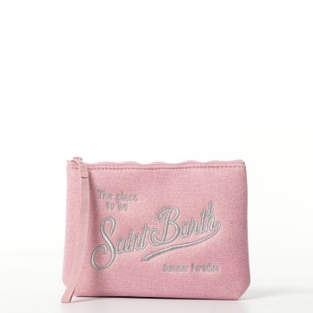Pochette Aline Lurex rosa Mc2 Saint Barth