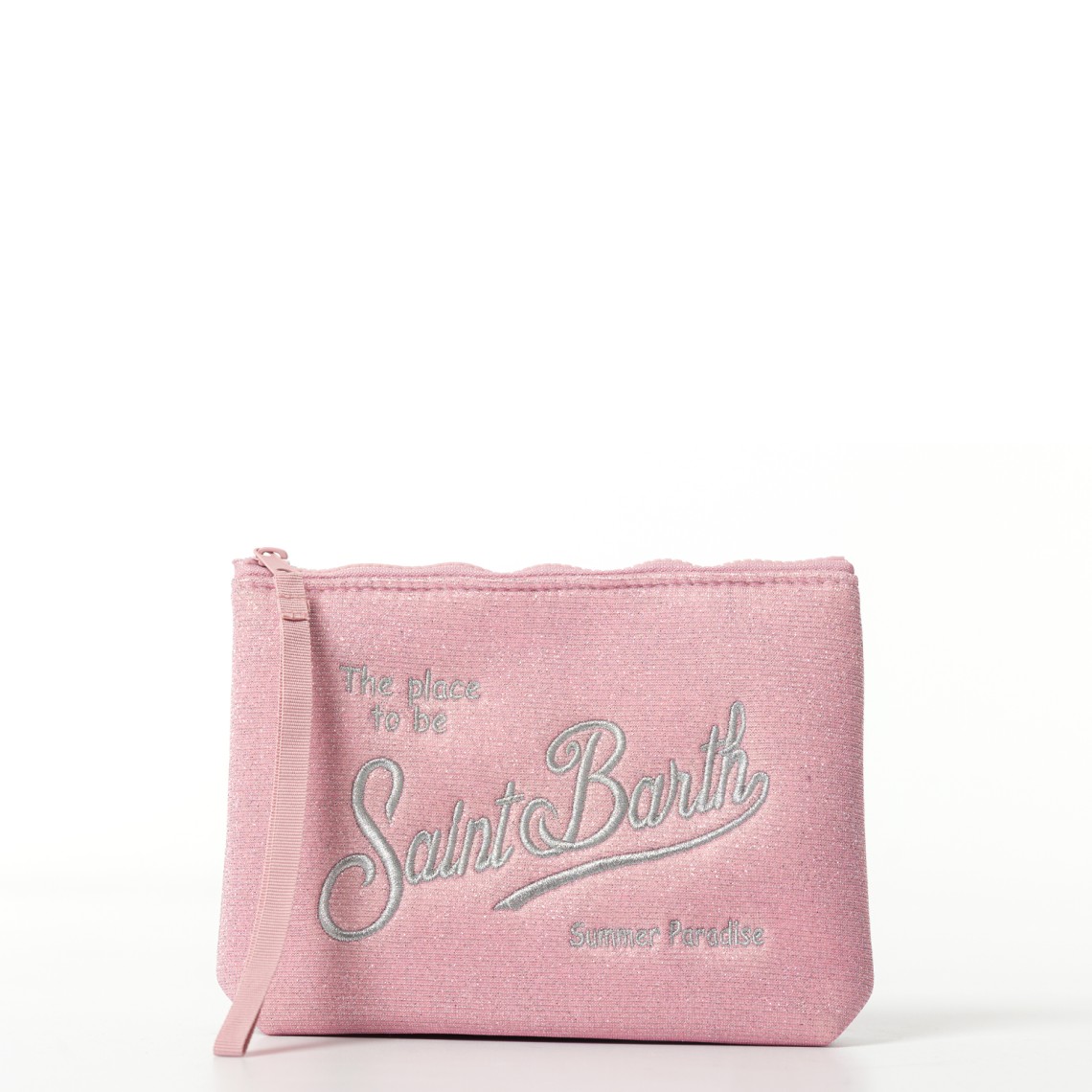 Pochette Aline Lurex rosa Mc2 Saint Barth