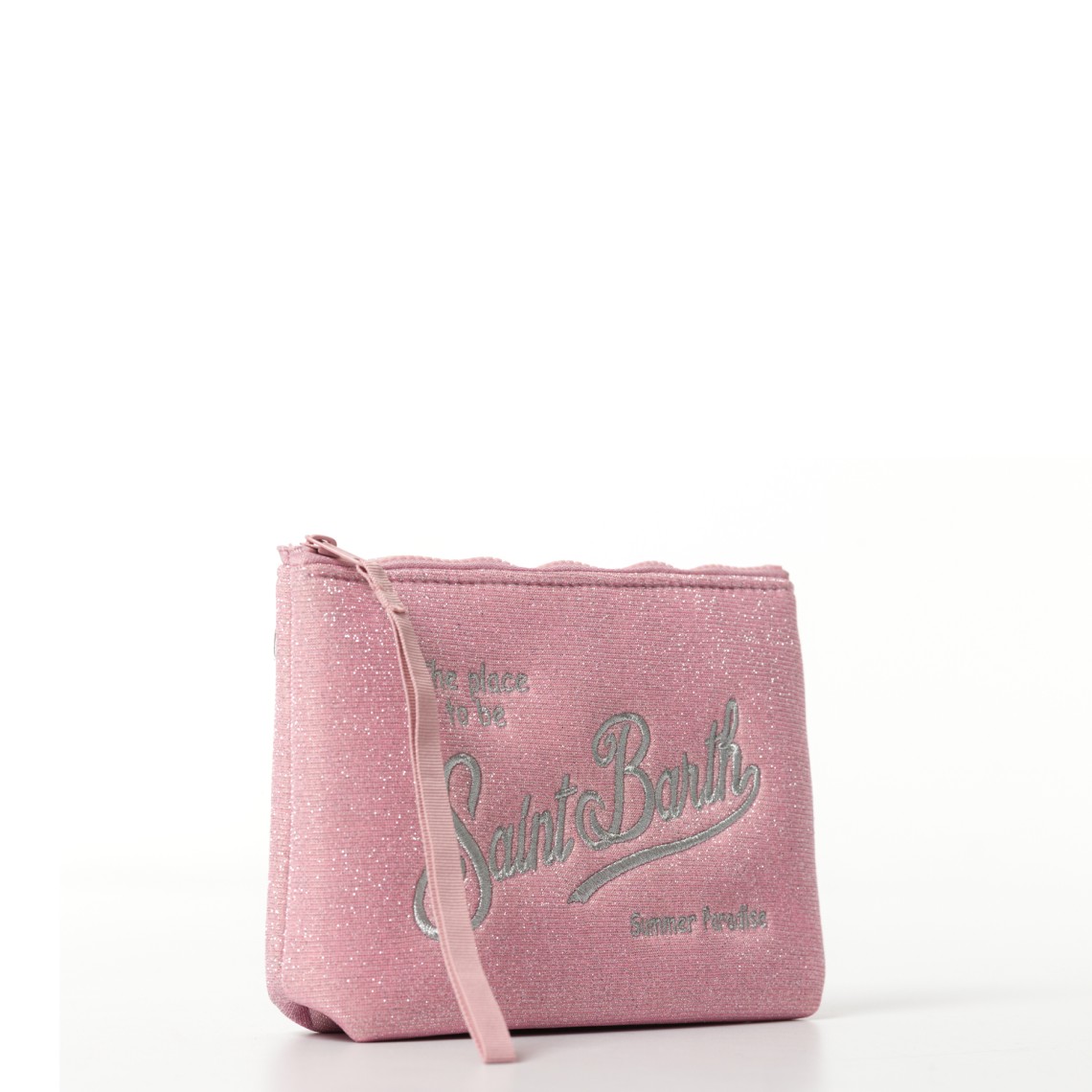 Pochette Aline Lurex rosa Mc2 Saint Barth