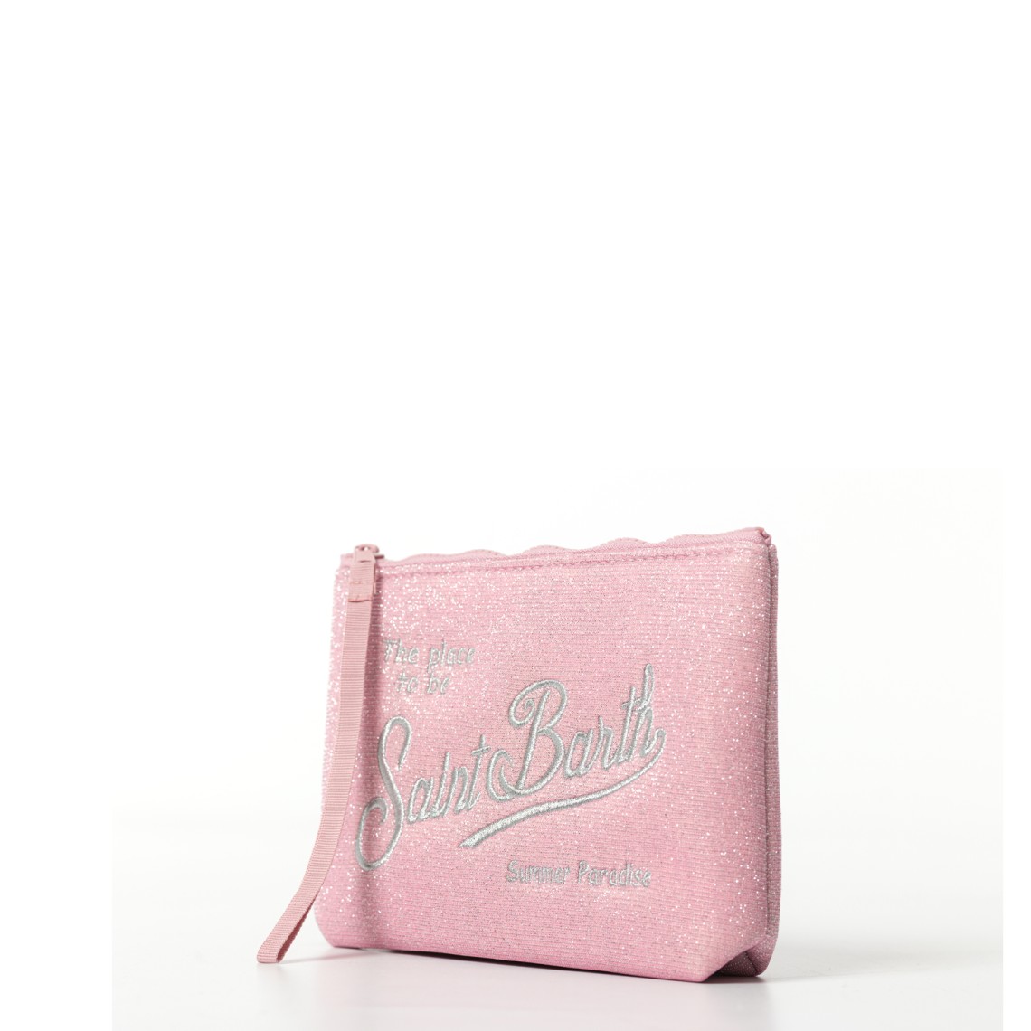Pochette Aline Lurex rosa Mc2 Saint Barth