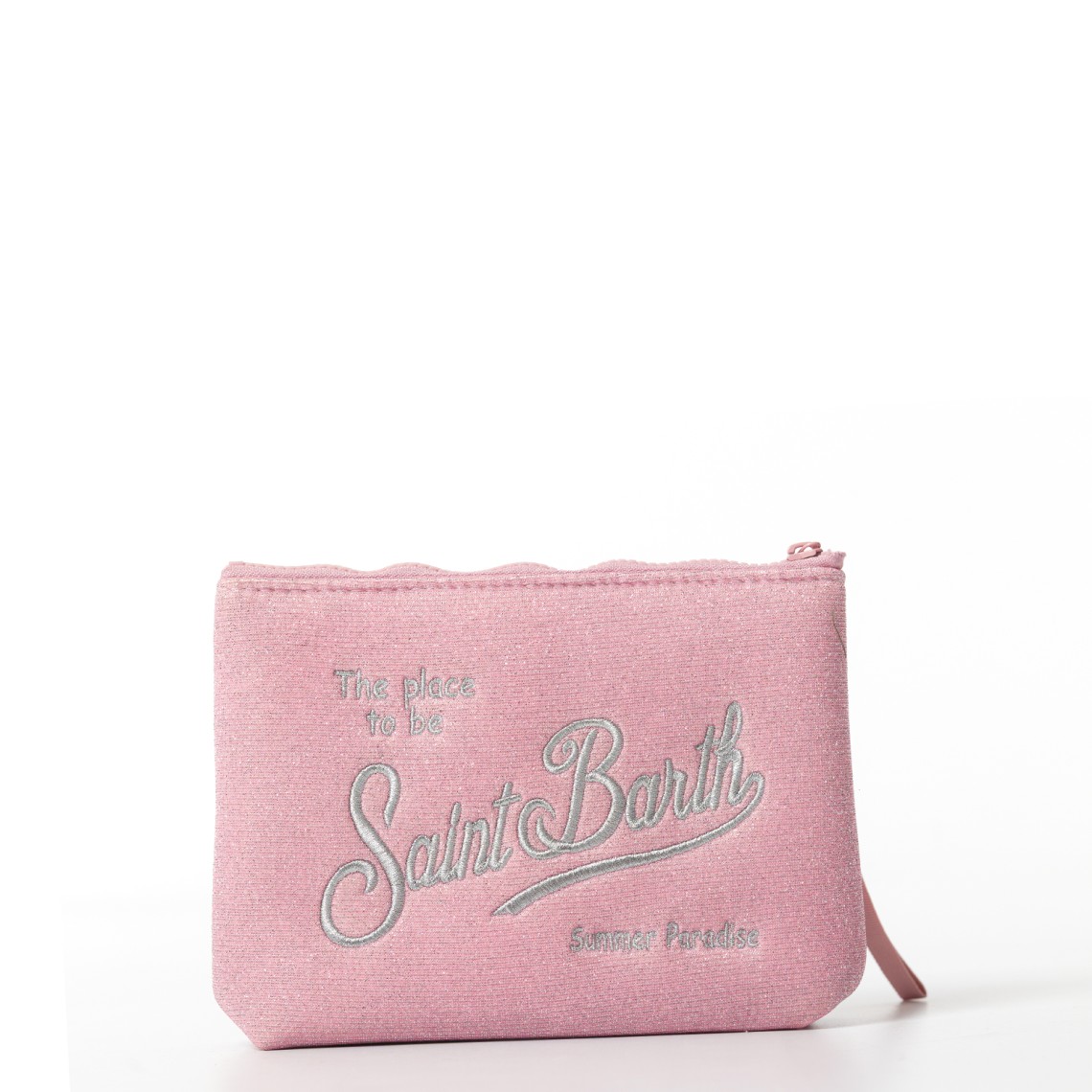 Pochette Aline Lurex rosa Mc2 Saint Barth
