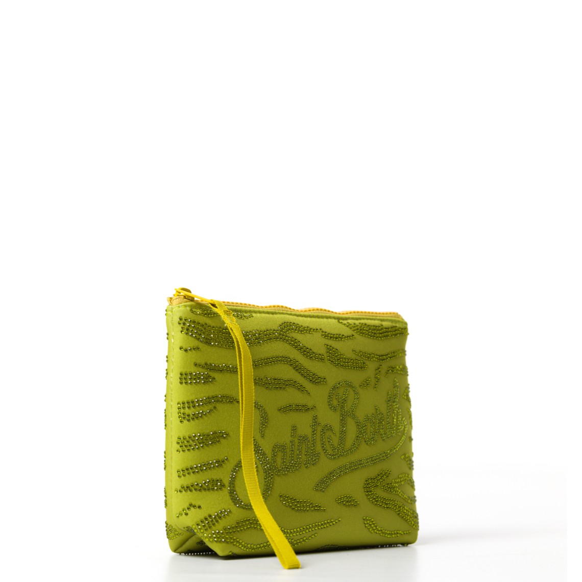 Pochette Aline in scuba con stampa leopardata Mc2 Saint Barth