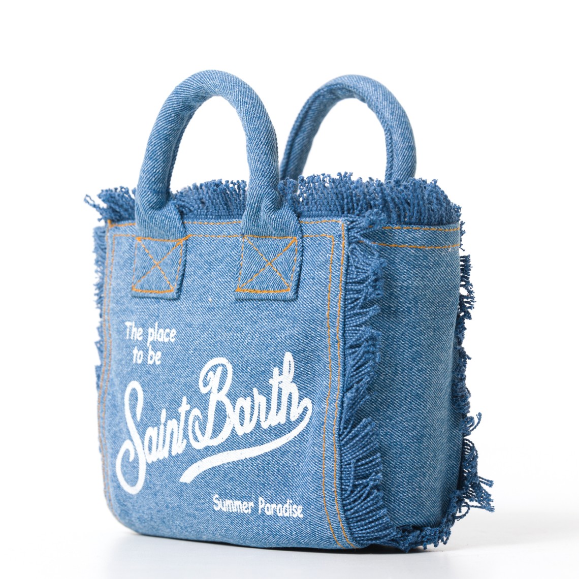 Borsa Vanity mini in denim Mc2 Saint Barth