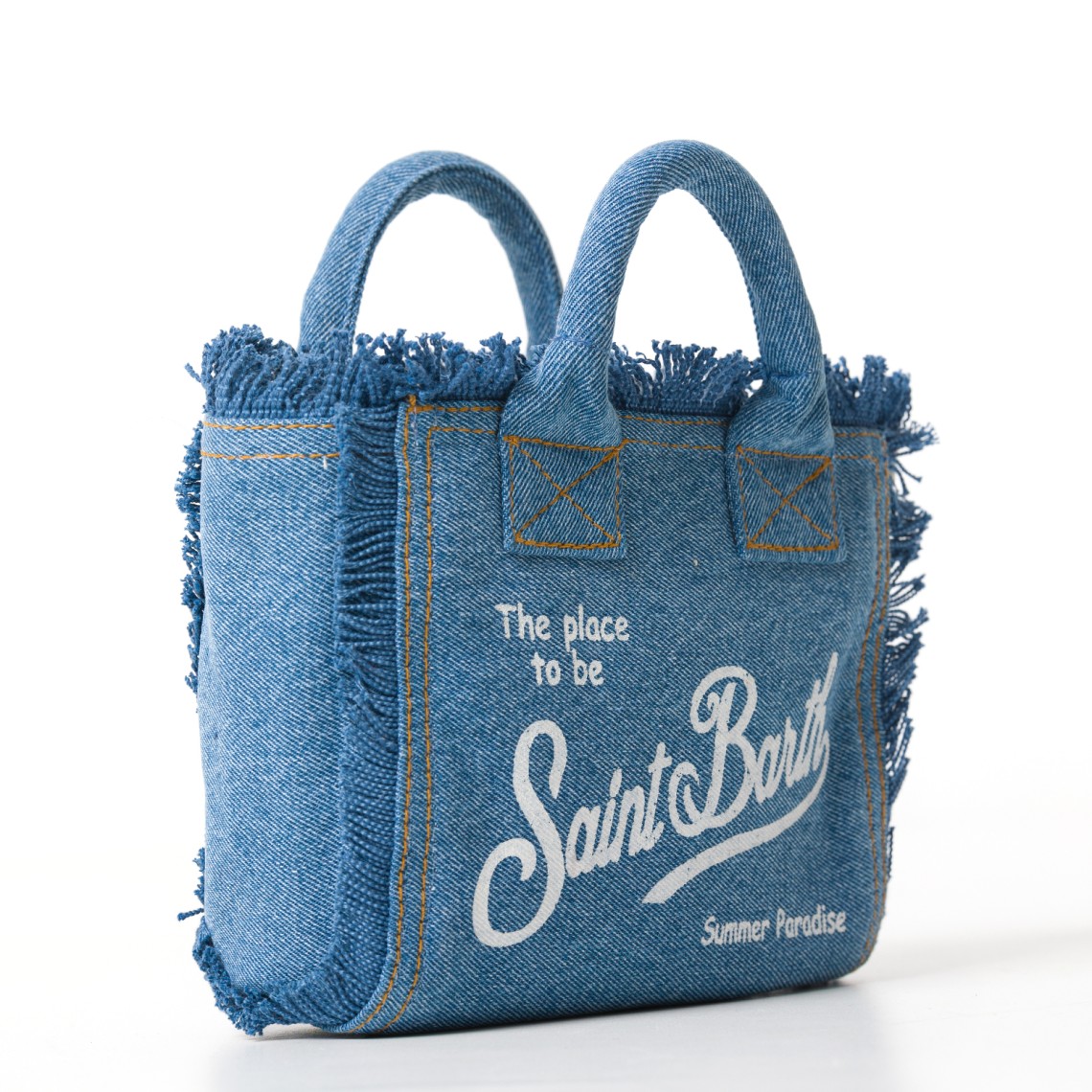 Borsa Vanity mini in denim Mc2 Saint Barth