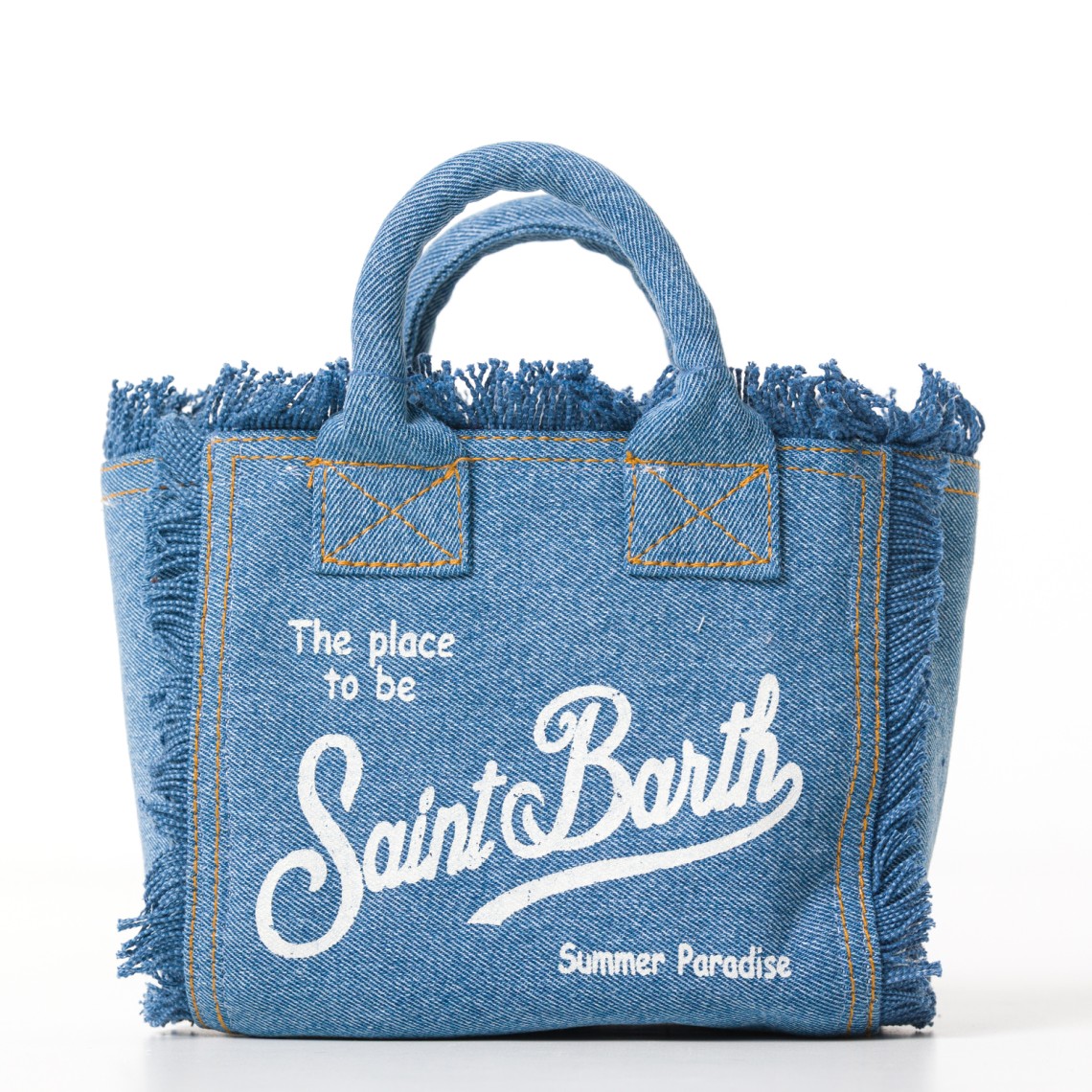 Borsa Vanity mini in denim Mc2 Saint Barth