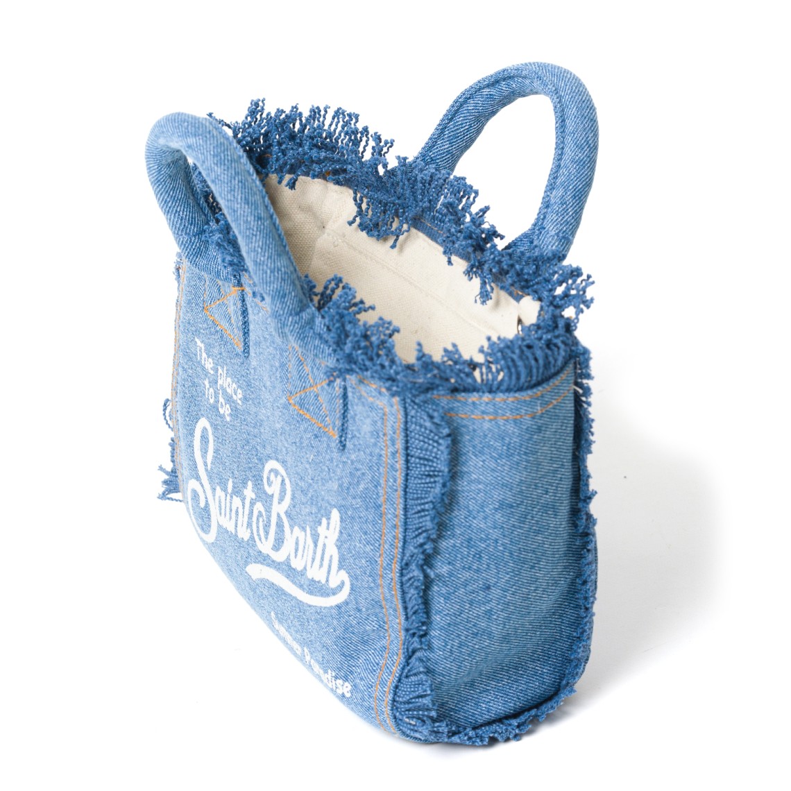 Borsa Vanity mini in denim Mc2 Saint Barth