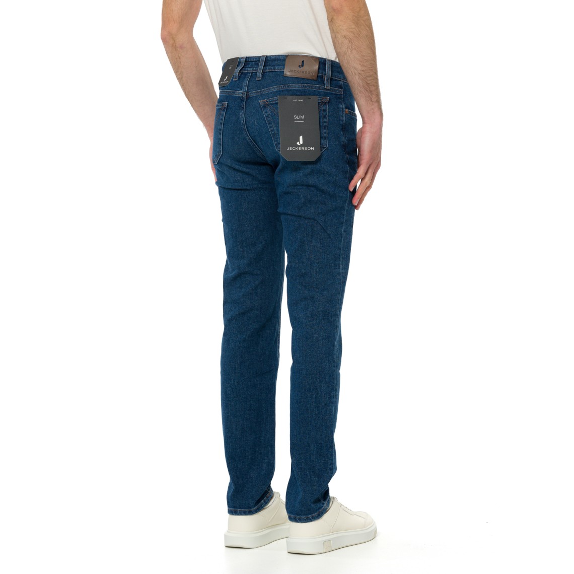 Jeans cinque tasche John Jeckerson con toppe