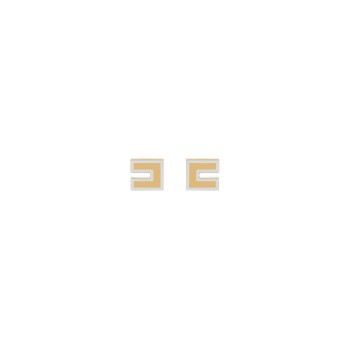 Orecchini con logo Elisabetta Franchi