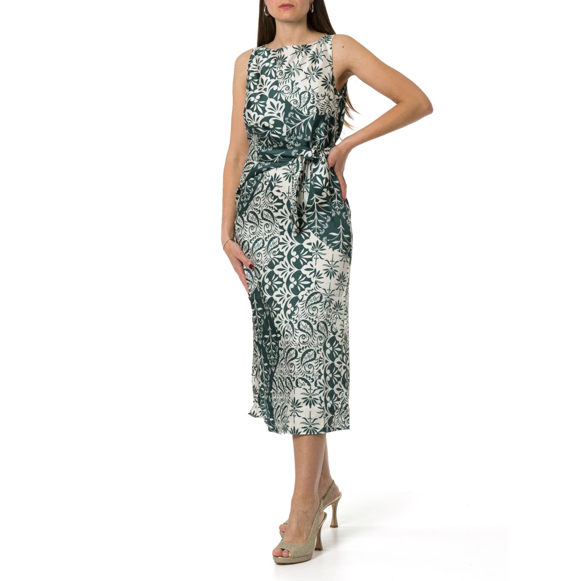Abito in twill stampato Emme Marella