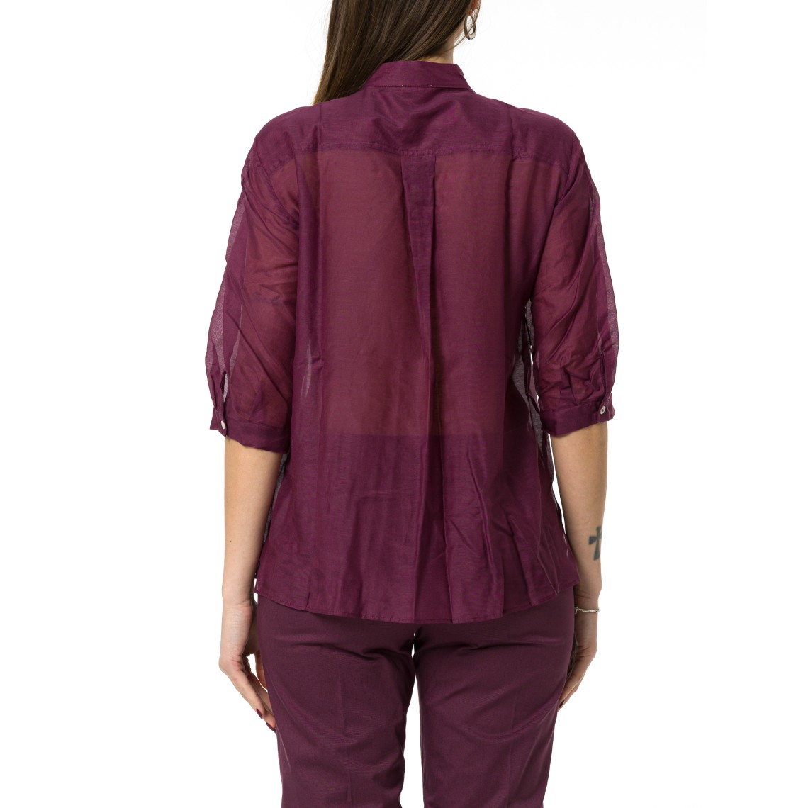 Blusa coreana con pieghe Emme Marella