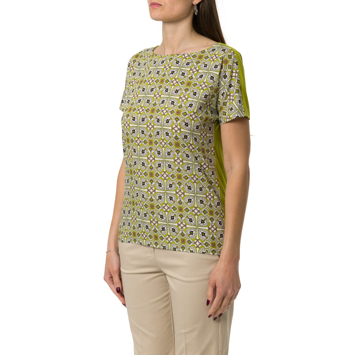 Blusa bimateriale Emme Marella
