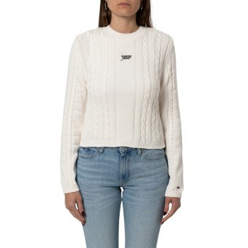 Pullover slim fit in maglia intrecciata Tommy Jeans