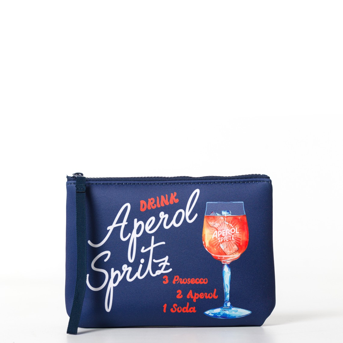 Pochette Aline in scuba con stampa Ricetta Spritz Mc2 Saint Barth