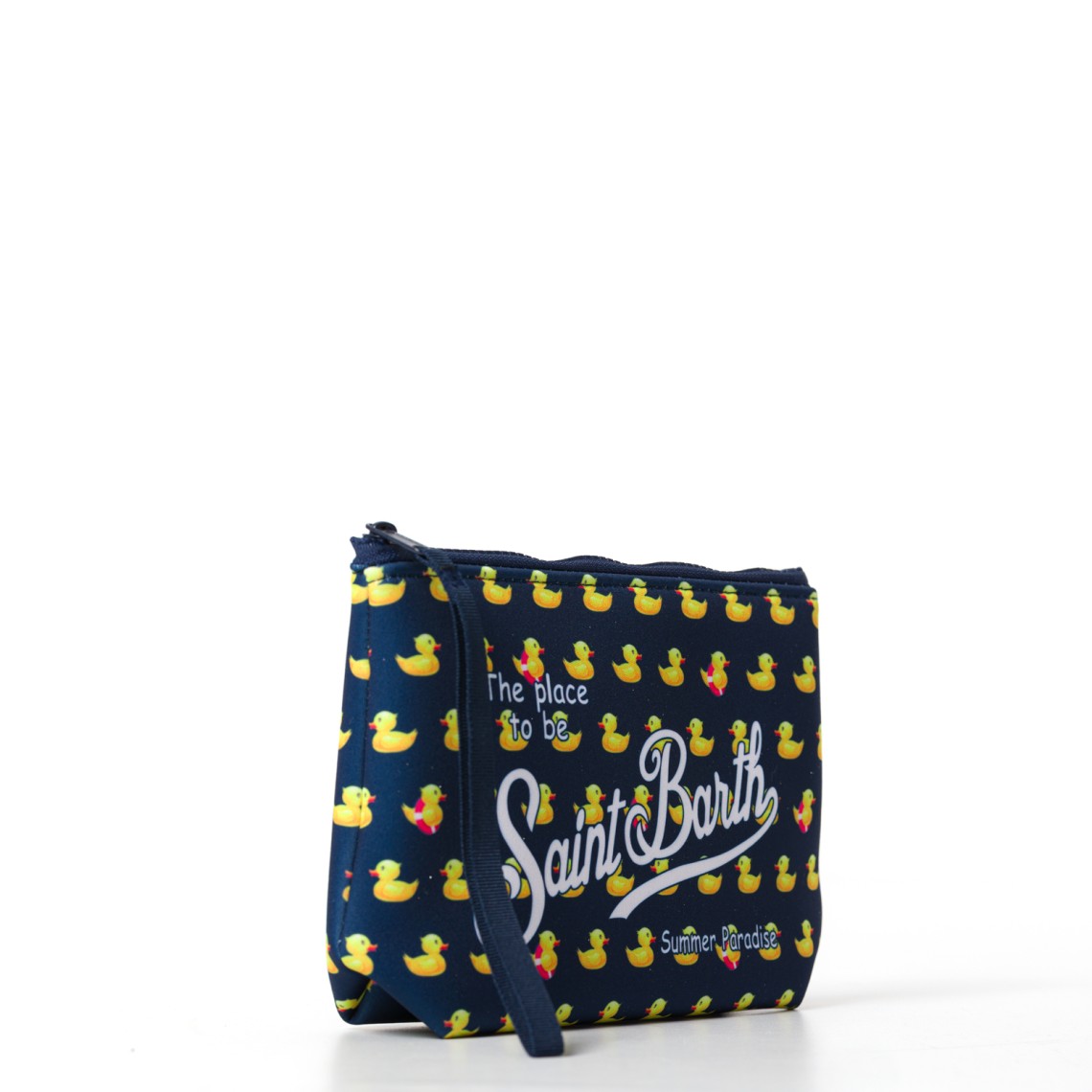 Pochette Aline in scuba con stampa paperelle Mc2 Saint Barth