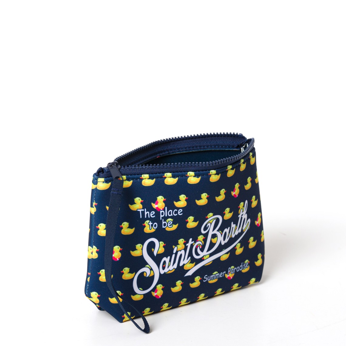 Pochette Aline in scuba con stampa paperelle Mc2 Saint Barth