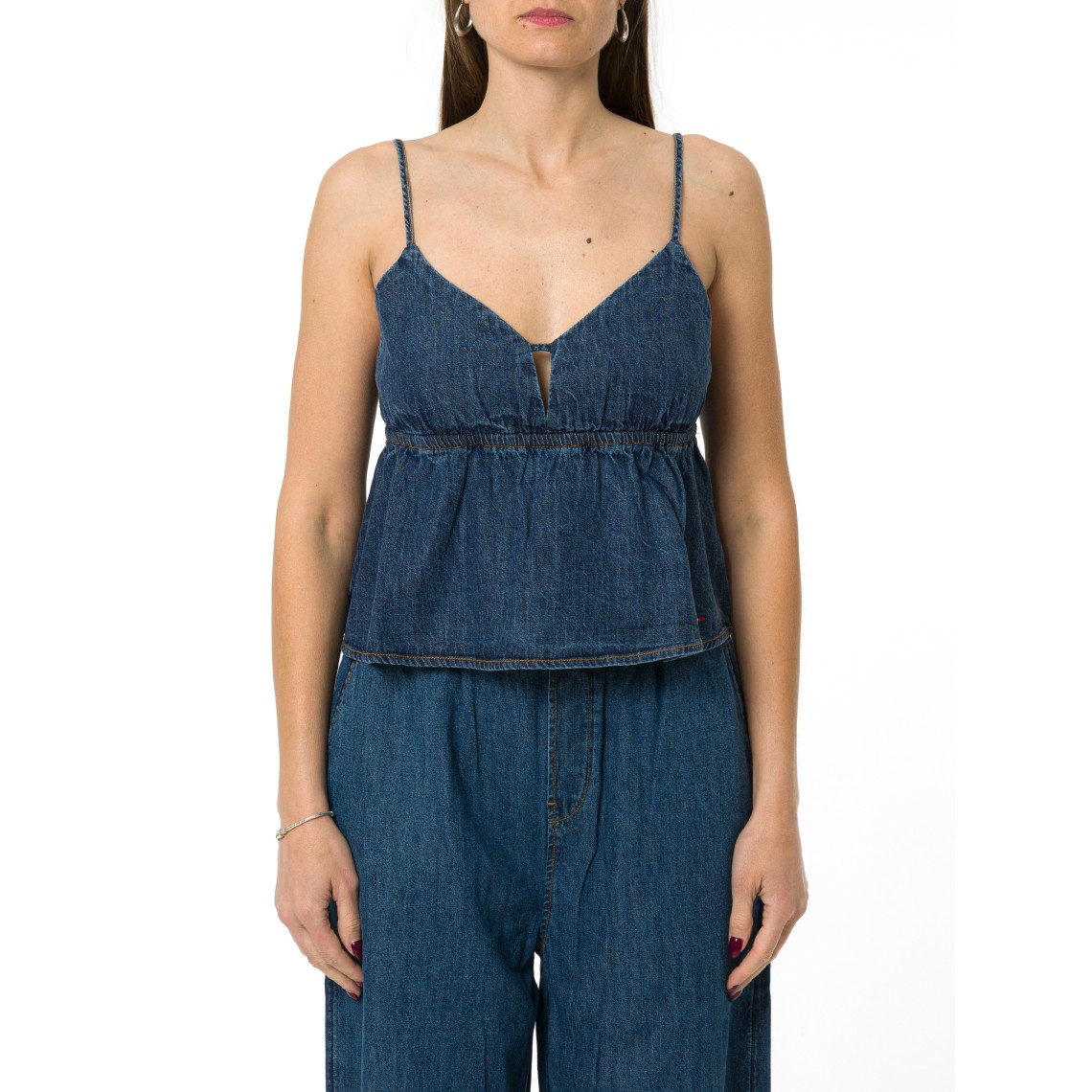 Top in chambray Tommy Jeans
