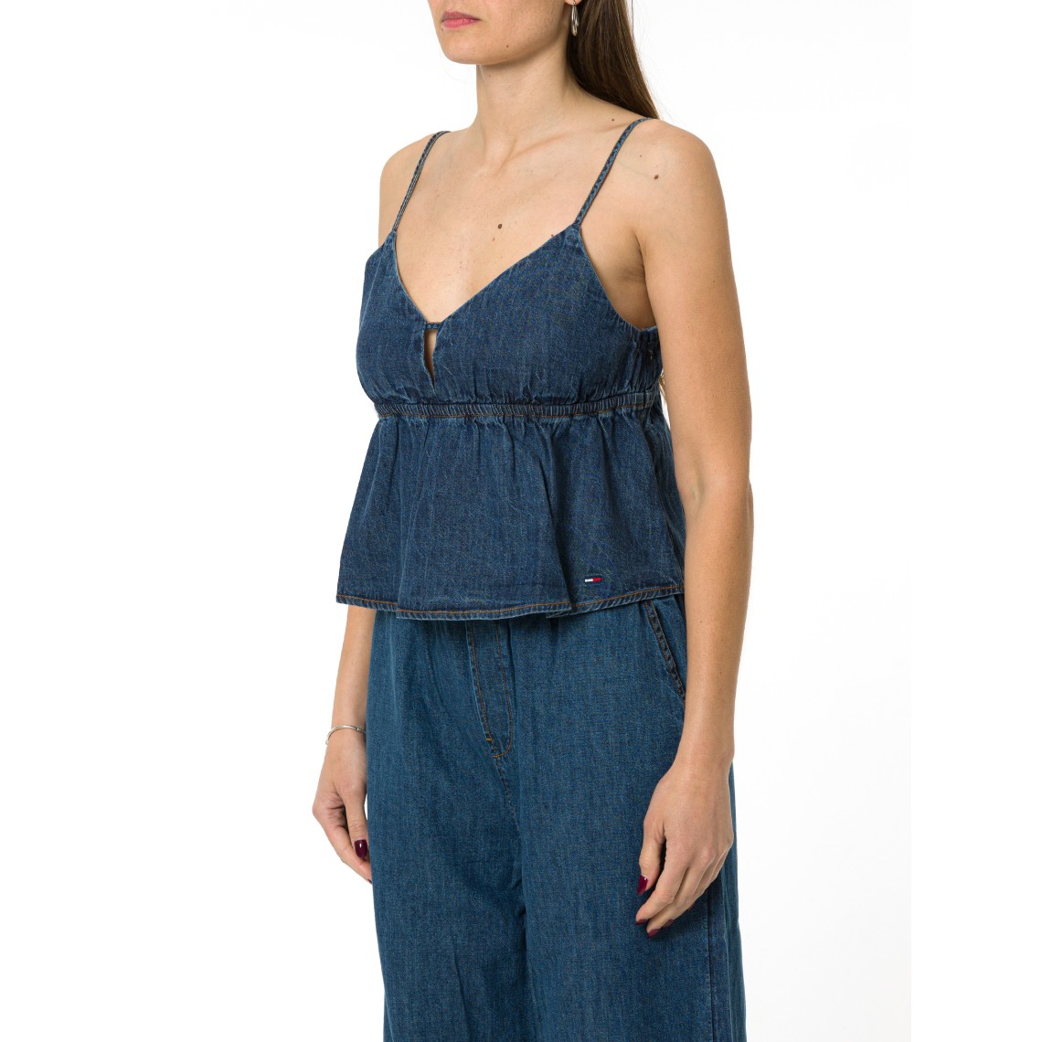 Top in chambray Tommy Jeans