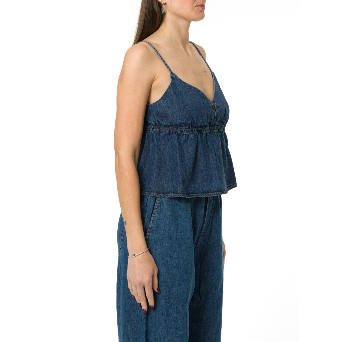 Top in chambray Tommy Jeans