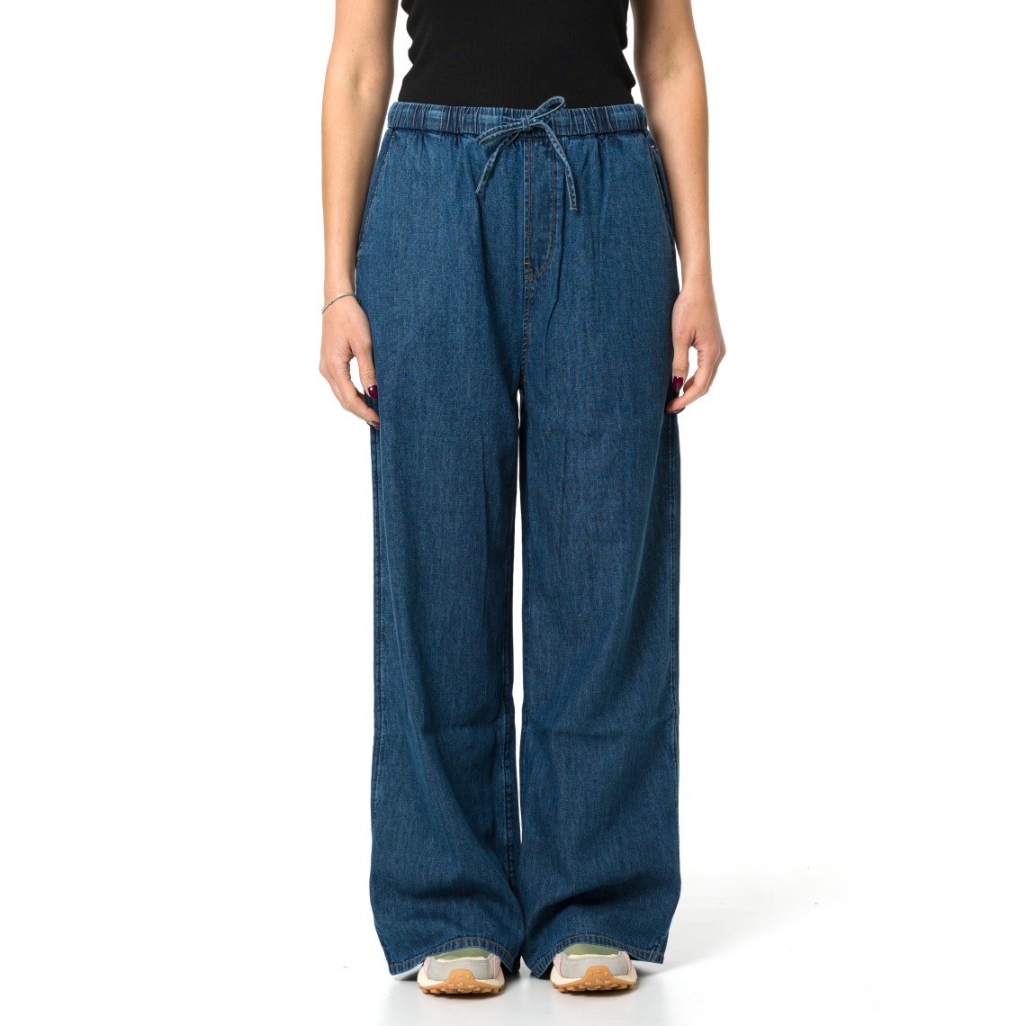 Pantaloni loose fit in denim chambray Tommy Jeans