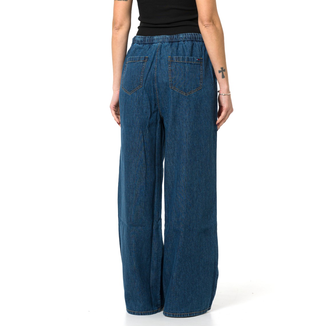Pantaloni loose fit in denim chambray Tommy Jeans