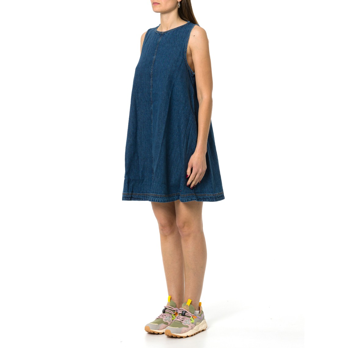 Abito corto in chambray Tommy Jeans
