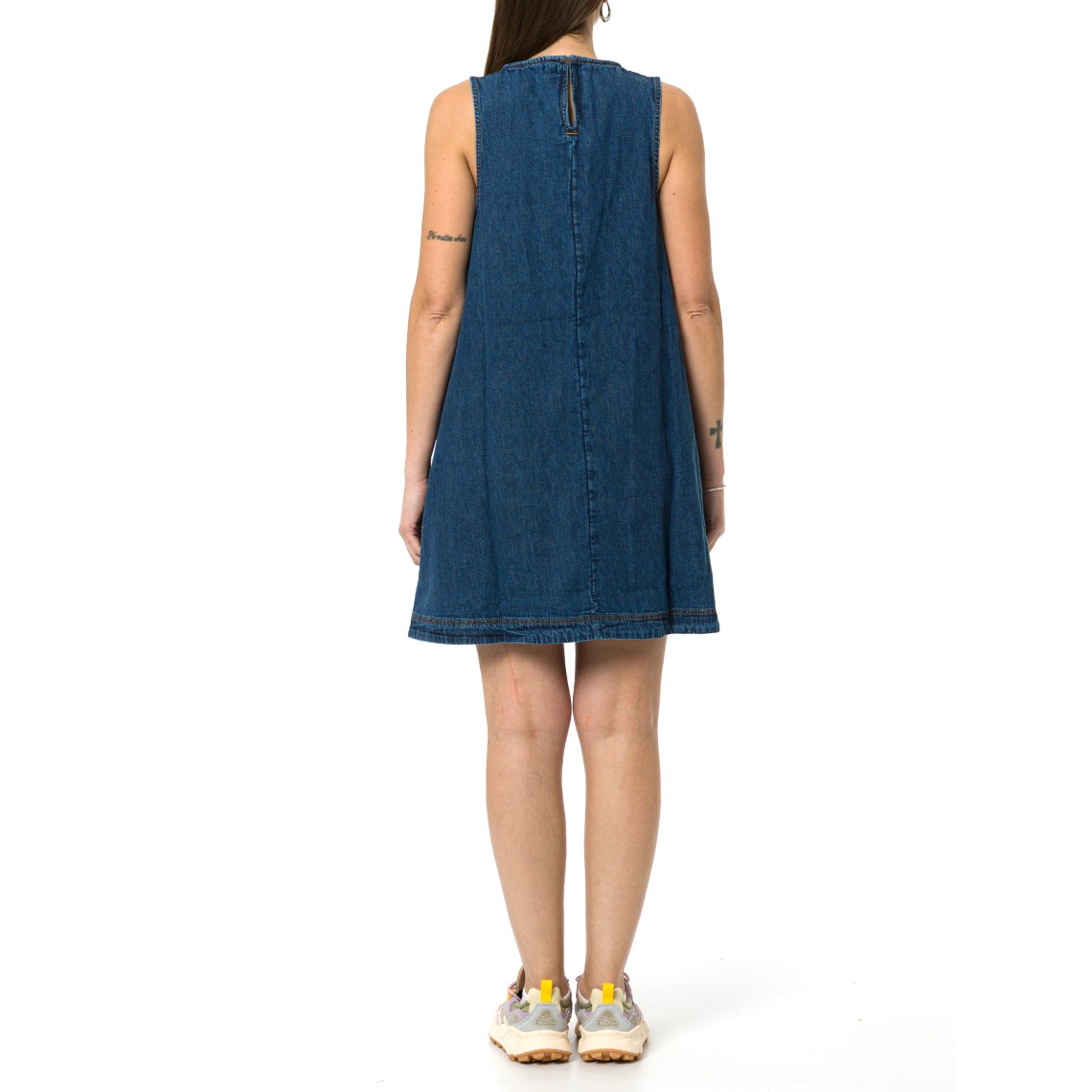 Abito corto in chambray Tommy Jeans
