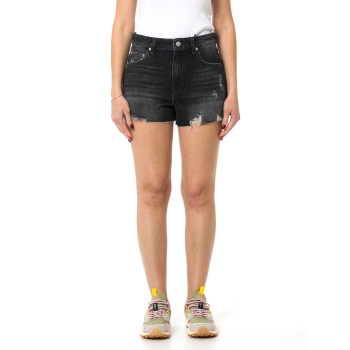Shorts in denim con dettagli distressed Tommy Jeans
