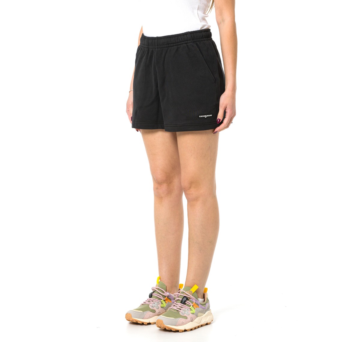 Shorts sportivi relaxed fit con logo Tommy Jeans