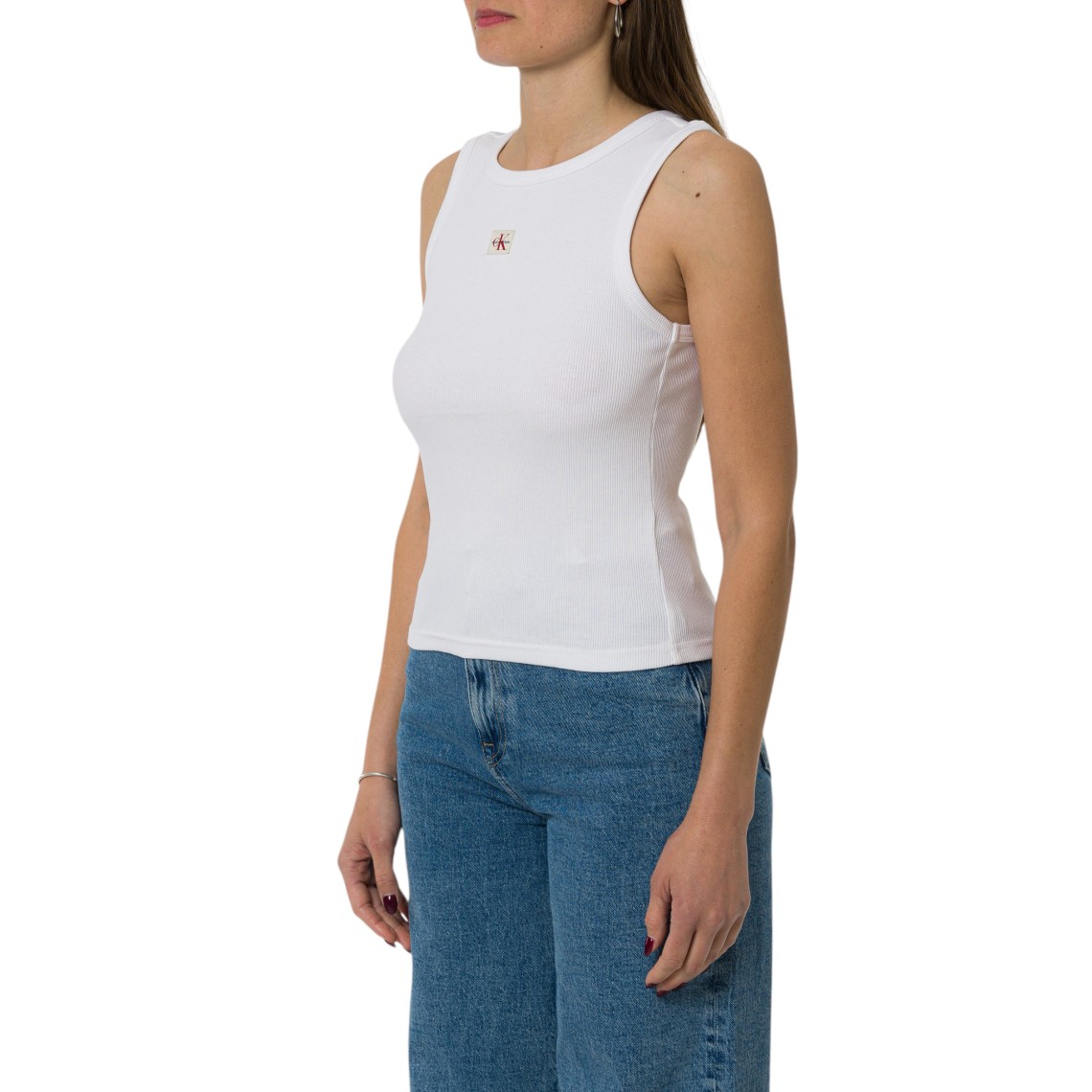 Canotta a costine Calvin Klein Jeans