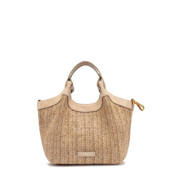 Borsa in paglia intrecciata Dua Gianni Chiarini