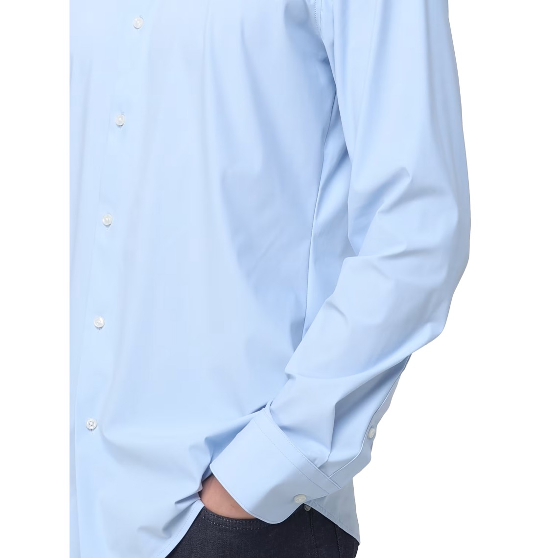 Camicia slim fit in jersey elasticizzato Boss