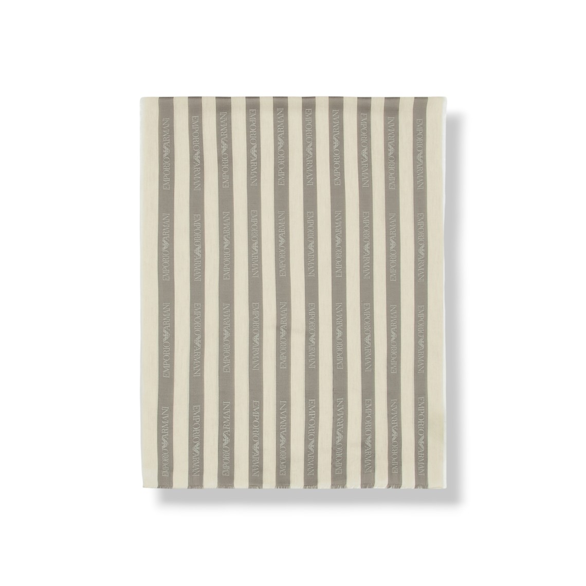 Sciarpa a righe jacquard Emporio Armani