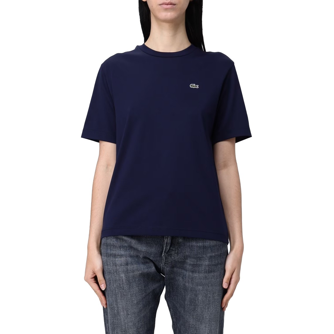 T-shirt in jersey di cotone Lacoste relaxed fit