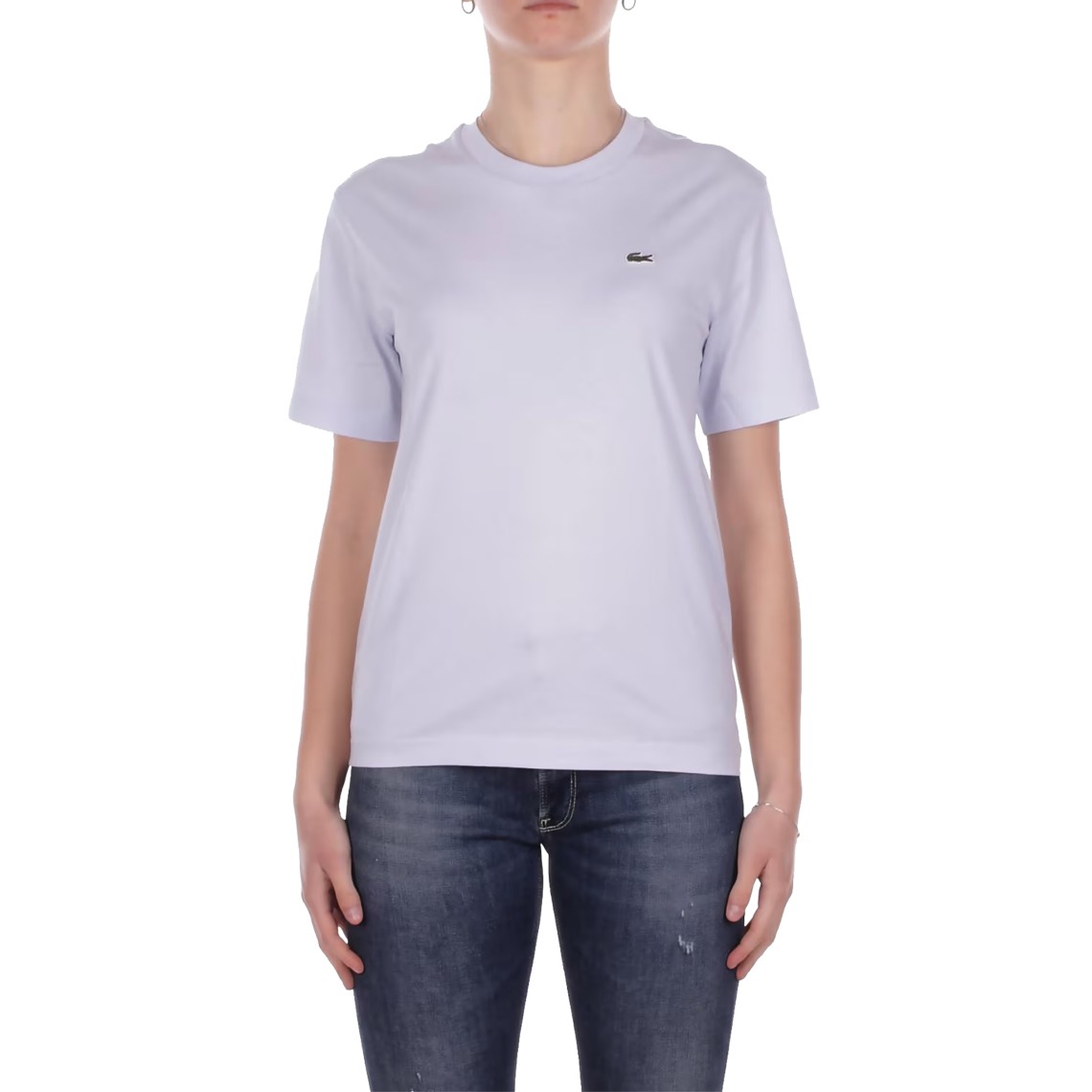 T-shirt in jersey di cotone Lacoste relaxed fit
