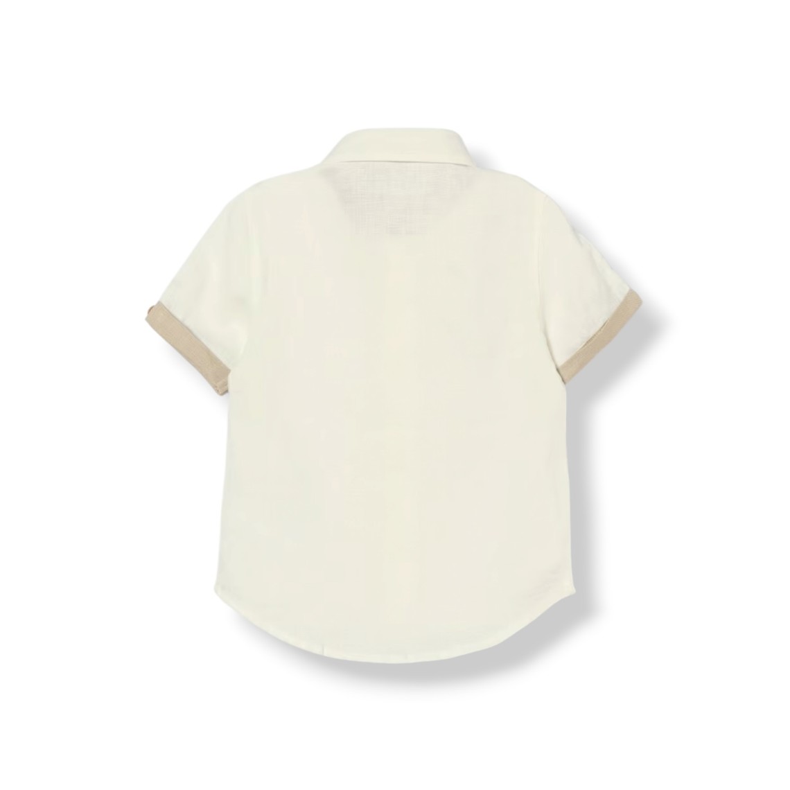 Camicia in lino a manica corta Jeckerson bambino