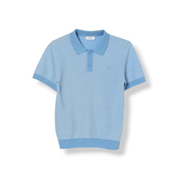 Polo in maglia di cotone Jeckerson bambino