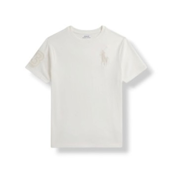 T-shirt in cotone con logo Pony Polo Ralph Lauren bambino