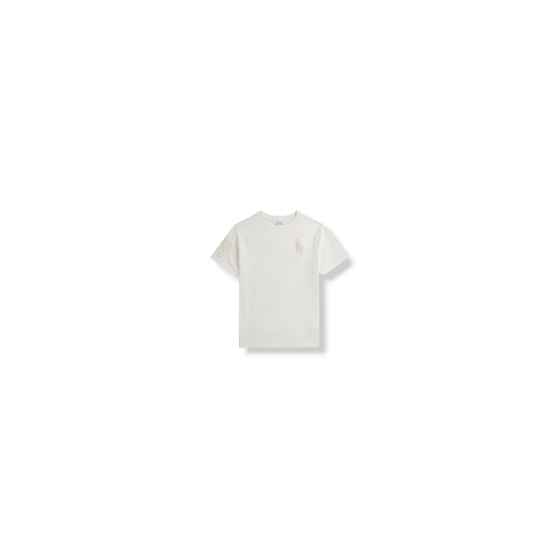 T-shirt in cotone con logo Pony Polo Ralph Lauren bambino