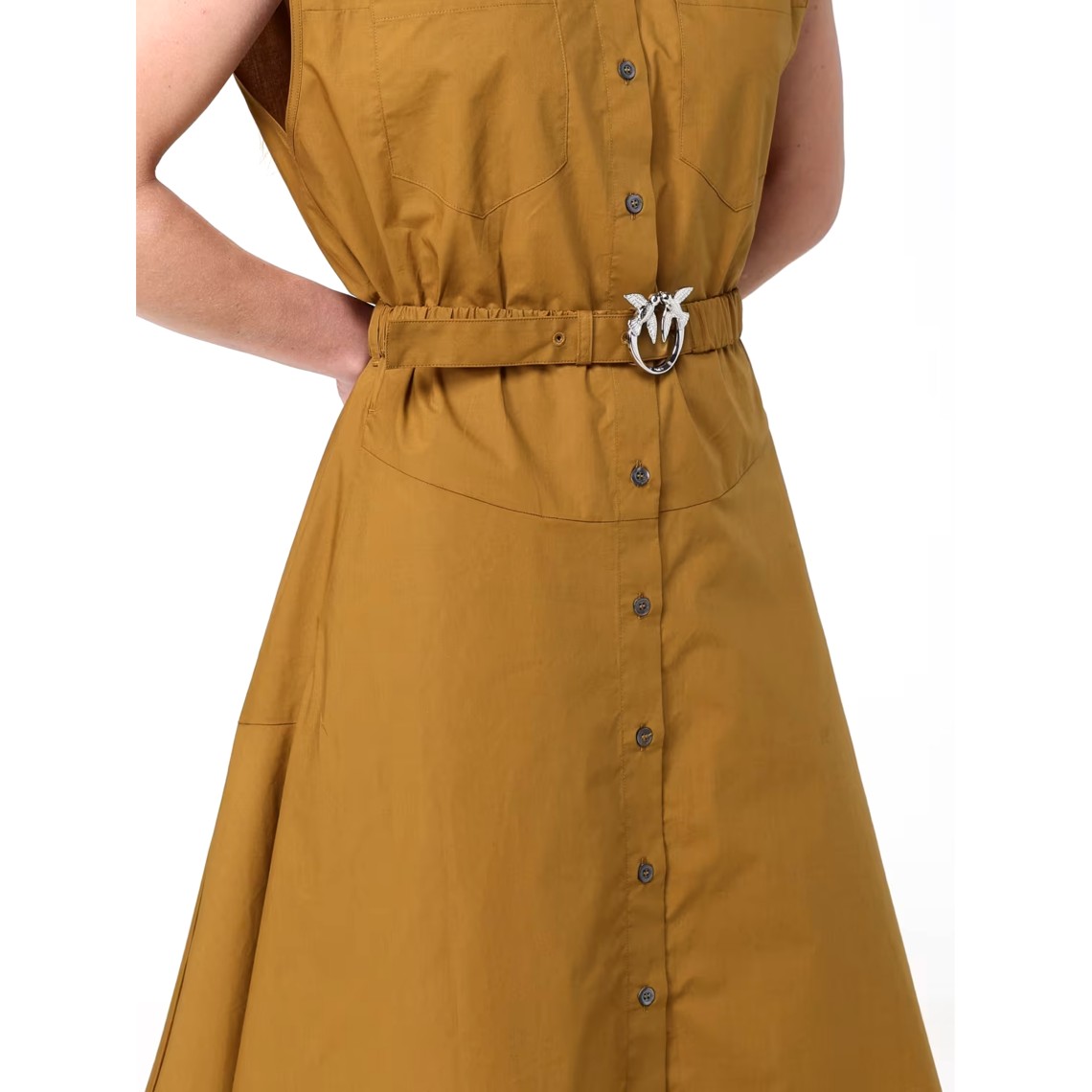 Abito chemisier Anaceta con cintura Pinko
