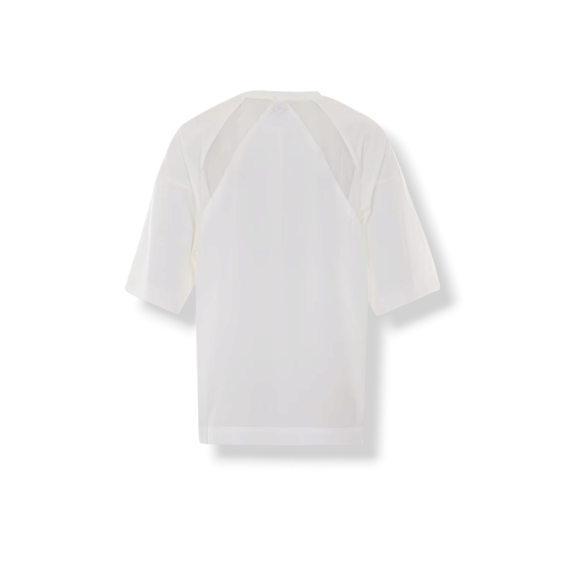 T-shirt Stephanie Pinko in jersey di cotone con pizzo