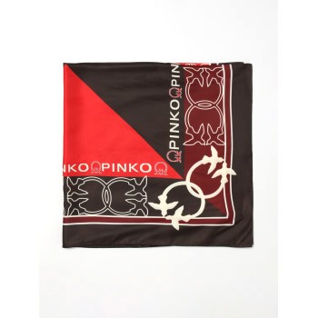 Foulard Limbo Pinko in twill di misto seta