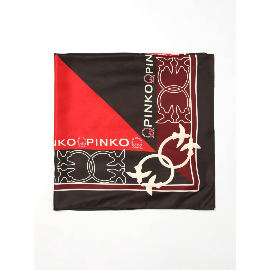 Foulard Limbo Pinko in twill di misto seta