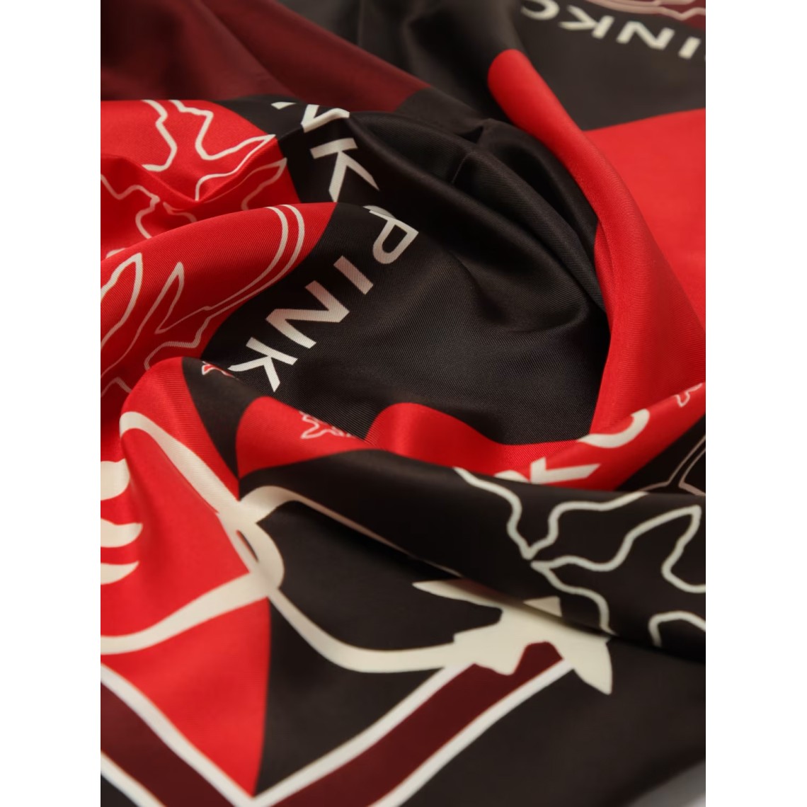 Foulard Limbo Pinko in twill di misto seta
